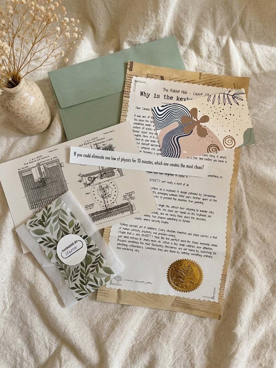 Monthly Curious Cabinet Letters Club